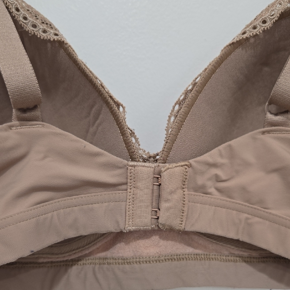 Warners Romantic Lace Padded Bra in Tan Size 34C - Picture 5 of 6